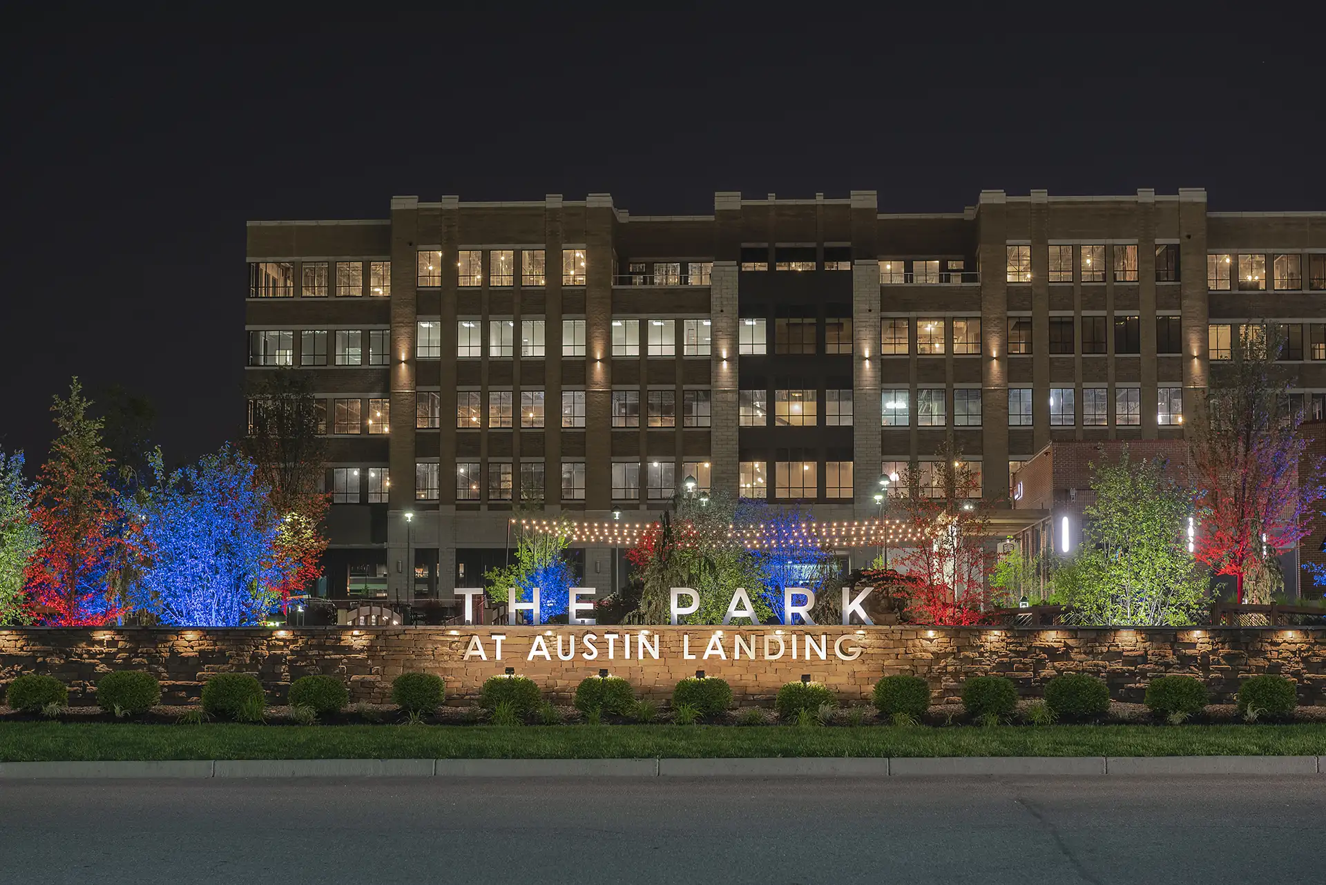 The Park at Austin Landing image 3 commercial outdoor lighting Lighthouse Design Studio Miamisburg OH