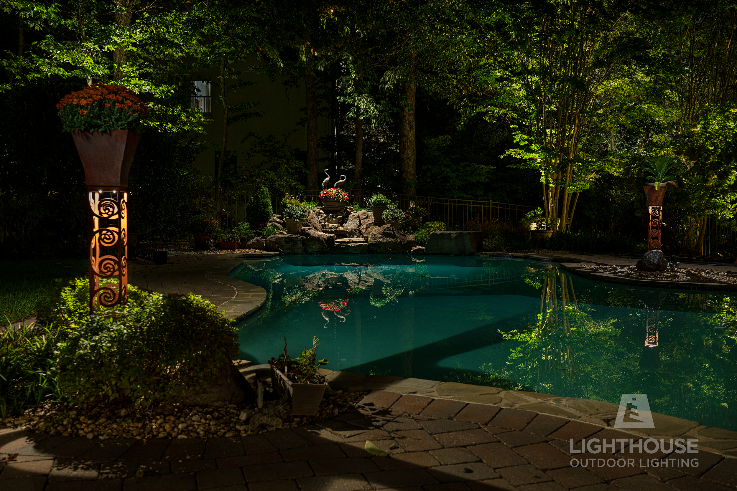 Landscape lighting ideas in Chester County, PA