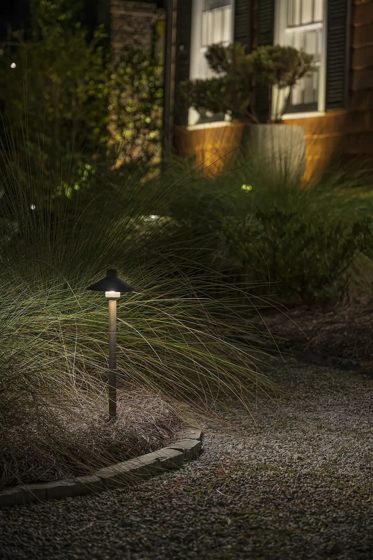 Melody Drive image 2 bollard path Lighthouse Outdoor Lighting and Audio Jackson MS