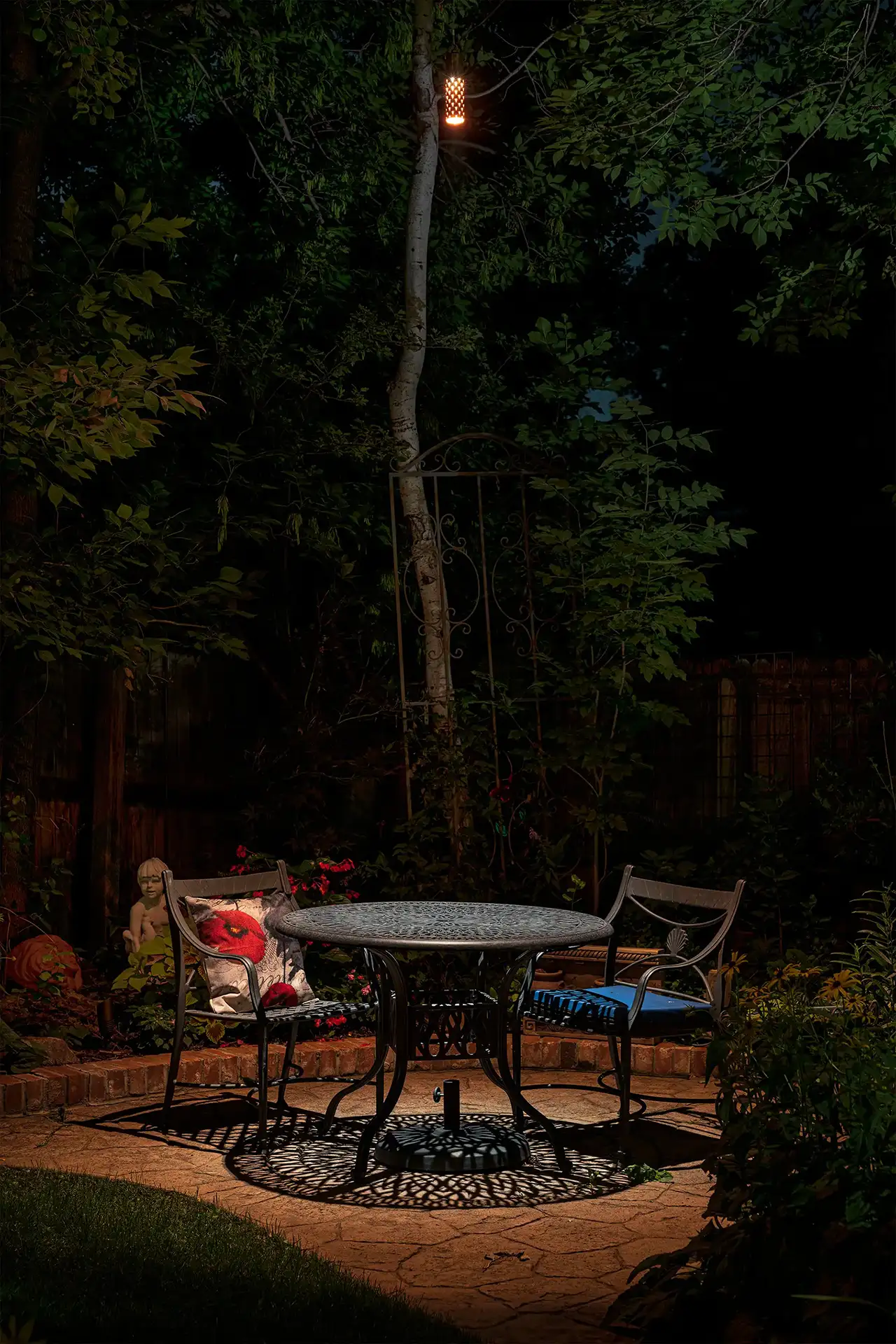 Windsong Ct image 4 seating area Lighthouse Outdoor Lighting and Audio Denver CO